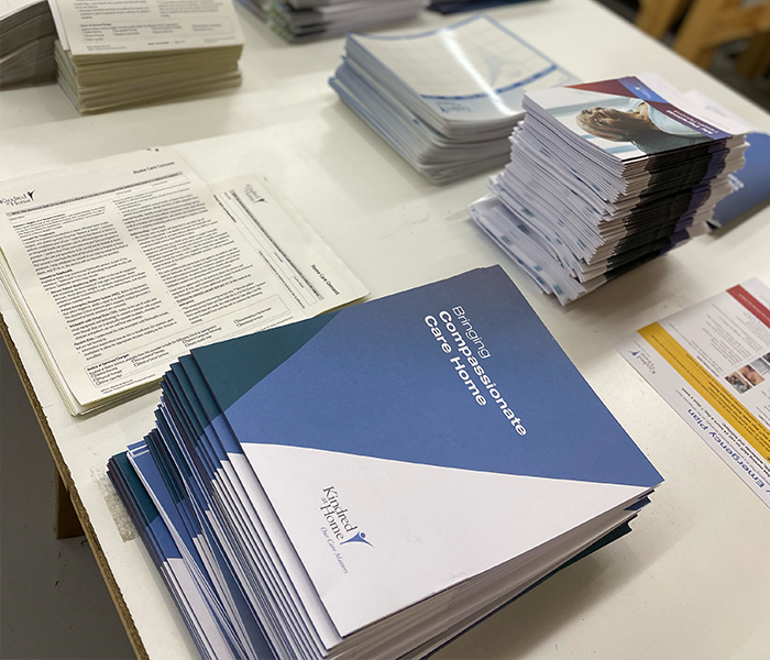 medical documents on table