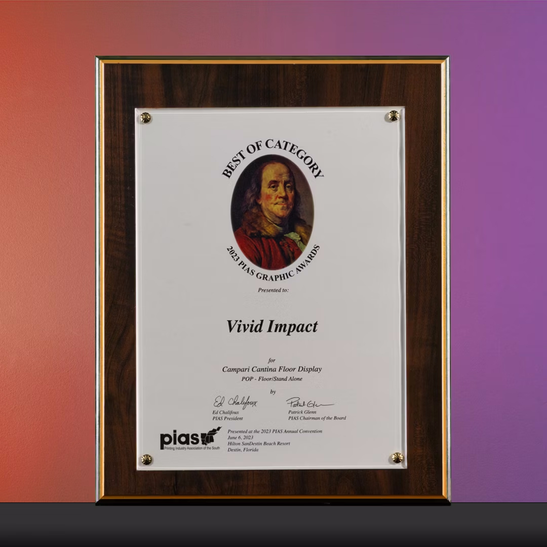2023 Pias Best of Category - Campari Cantina Floor Display