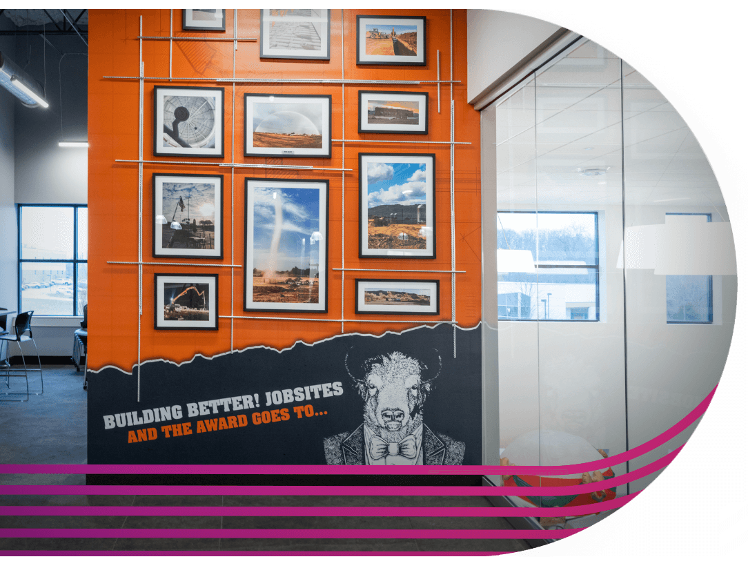 buffalo office wall display