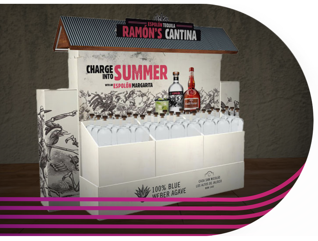campari building display