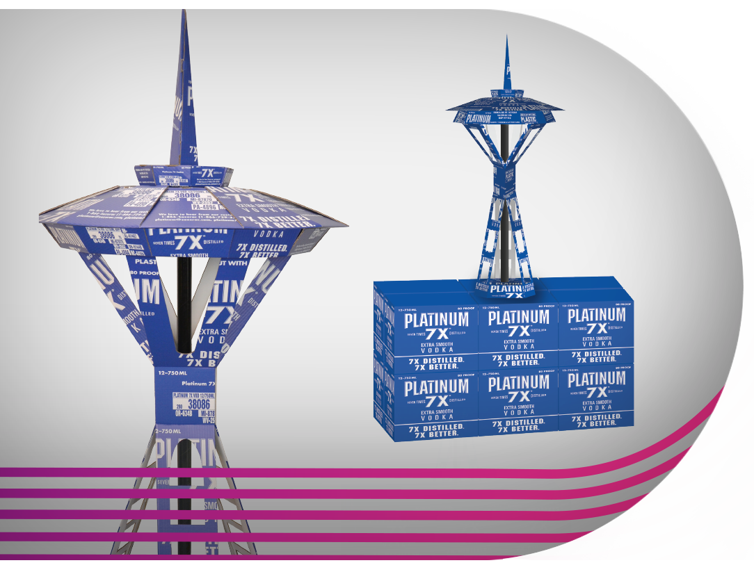 sazerac space needle display